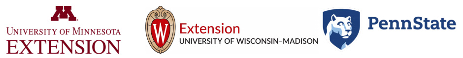 University of Minnesota Extension, University of Wisconsin-Madison Extension, Penn State