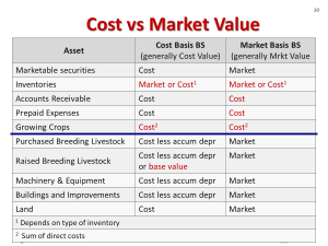 Balance Sheet Structure Details – Farm Management