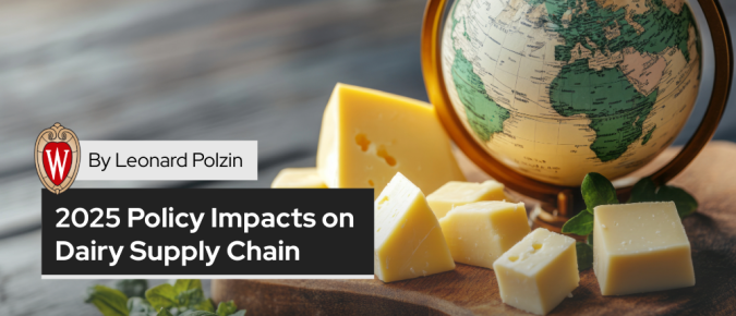 Dairy Supply Chain Impacts of Government Policies Affecting Trade, Labor, and Food and Nutrition Programs