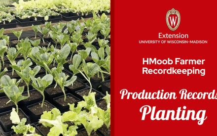 Cover slide for HMoob Recordkeeping Instructions about Production Records: Planting
