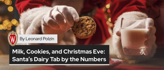 Milk, Cookies, and Christmas Eve: Santa’s Dairy Tab by the Numbers