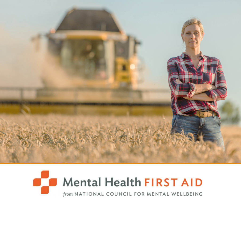 Adult Mental Health First Aid for Wisconsin Agriculture Community – July 28 & 29 