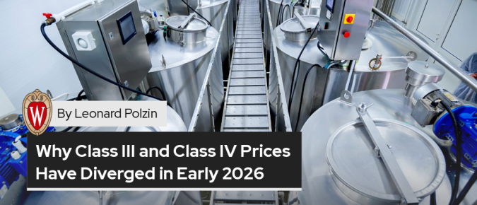 Why Class III and Class IV Prices Have Diverged in Early 2026: What the NFDM Rally Means for Wisconsin Cheese Route Producers